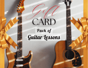 Pack of Guitar Lessons | Gift Card Voucher